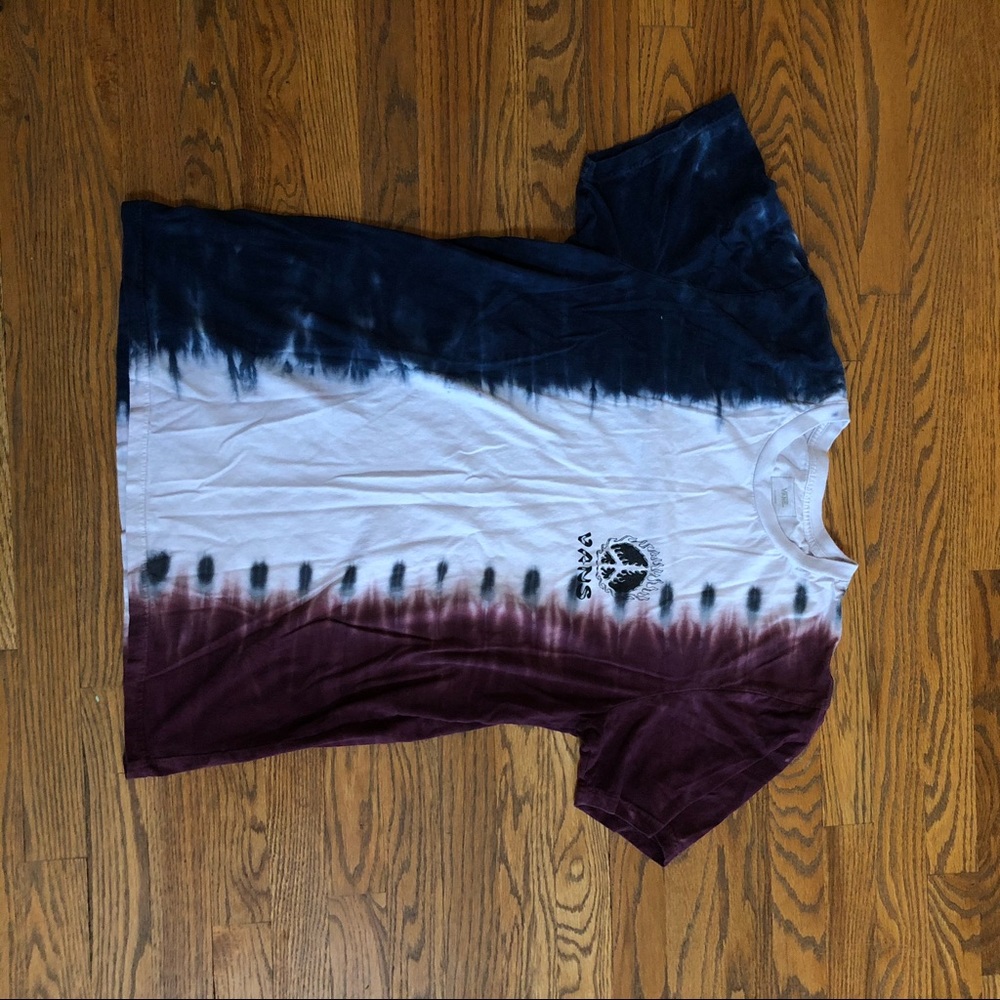Tie dye vans shirt